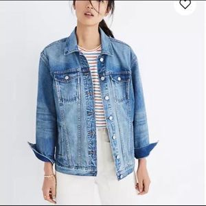 Madewell oversized jean jacket
